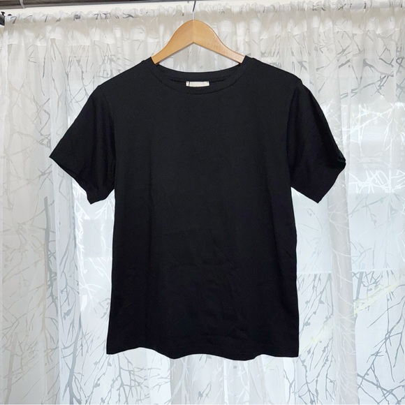 DISSH CHARLOTTE BLACK LOOSE FIT ROUND CREWNECK TEE SHIRT - Picture 5 of 9